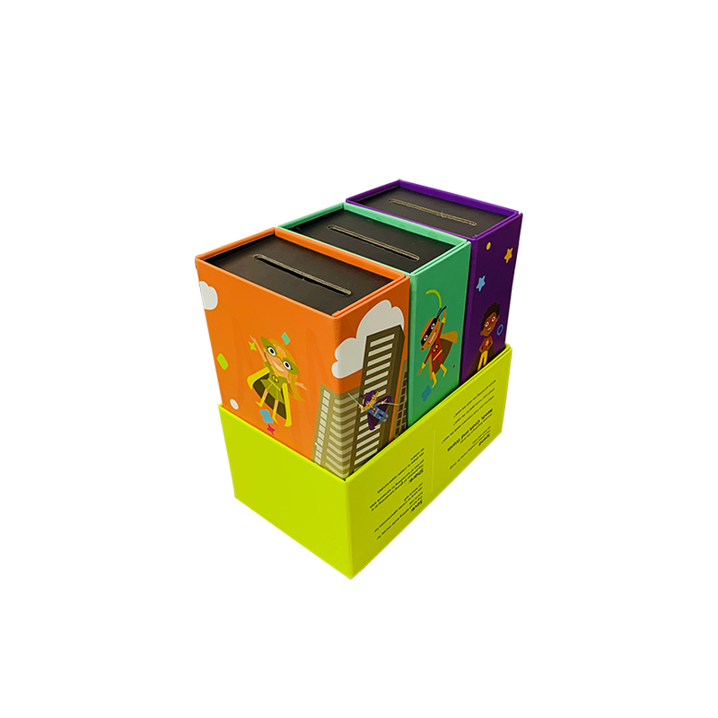 Piggy Bank for Kids 3-in-1 Money Box Φτιαγμένο από χαρτόνι